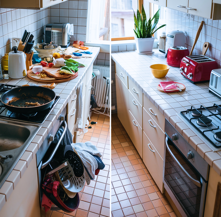 House cleaning visual